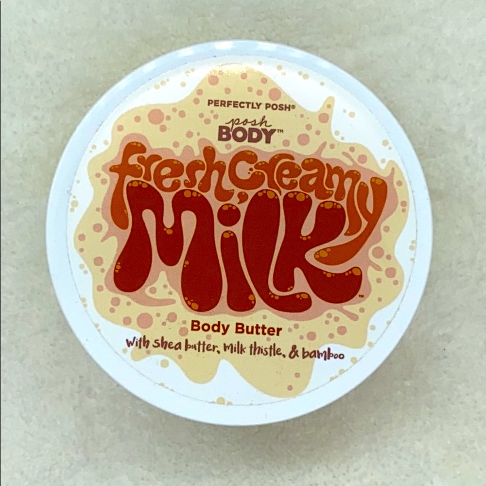 Fresh creamy milk body butter